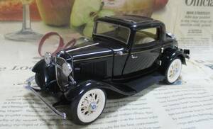 ★レア絶版*フランクリンミント*1/24*1932 Ford Deuce Coupe ブラック