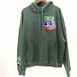 ヒステリックグラマー　ゲンザイ　GZ1184　パーカー　グリーン　SIZE M　Sagara Collage Hoodie　Hysteric Glamour×genzai ◆3109/宮竹店