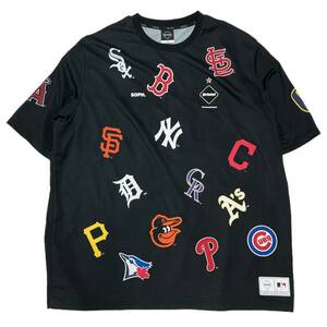 F.C.Real Bristol エフシーレアルブリストル x MLB ALLSTAR Print T-Shirts ブラック サイズ:XL