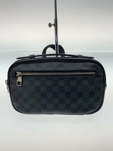 LOUIS VUITTON◆アンブレール_ダミエ・グラフィット/N41289/ショルダーバッグ/PVC/ブラック//