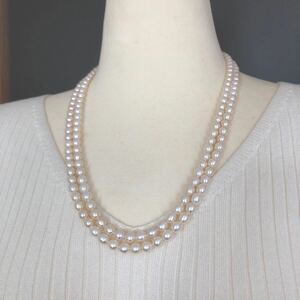 MIKIMOTO　美品　ペルリータ　ロングネックレス　パール　K18