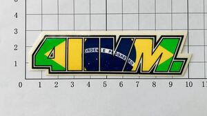 411VM.Brazil Natinal Flag Design Rareステッカー411VM.ブラジル国旗 レア ステッカー スケートボード