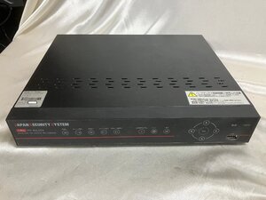 ●JSS 日本 防犯システム PF-RA304 アナログ・AHD対応 4chデジタルレコーダ 防犯カメラ4台セット 中古品【2037】