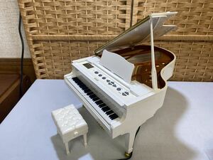 45214【自宅保管品】 Grand Pianist グランドピアニスト SEGATOYS セガトイズ ホワイト 白 自動演奏 楽器玩具 ミニチュアピアノ