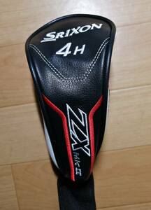 ★未使用★4Ｈ・ユーティリティー用ヘッドカバー【ZX MKⅡスリクソン★SRIXON／ダンロップ】14（2/3）