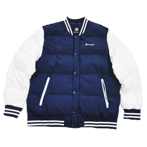 CHAMPION / チャンピオン QUITING STADIUM JACKET XL,XXL NAVY