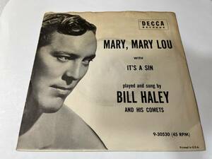 Bill Haley And His Comets/Decca 9-30530/Picture Sleeve/Mary, Mary Lou/It