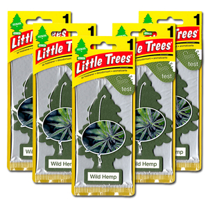 リトルツリー ワイルド ヘンプ 5枚セット Little Trees 芳香剤 車 部屋 吊り下げ USA エアフレッシュナー 新作【メール便 送料無料】