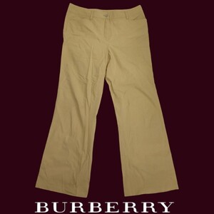 BURBERRY LONDON /バーバリーロンドン レディース パンツ ボトム スラックス ベージュ系 40サイズ I-4724