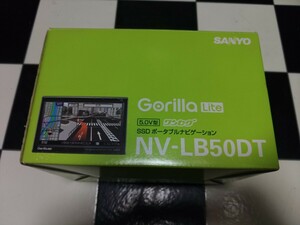 SSD ポータブルカーナビステーション ACアダプターセット Gorilla Lite NV-LB50DT SANYO ワンセグ サンヨー ゴリラ 