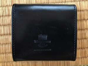 新品 2.7万円 ホワイトハウスコックス whitehouse cox ブライドルレザー 本革 財布 二つ折り財布 小銭入れつき