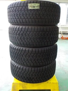 5) 5606e ブリヂストン ブリザック ＤＭ－Ｖ２ 235/55R18 ４本セット 2018年製 レクサス ＮＸ ハリアー ヴァンガード 等