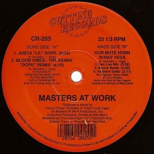 米12 Masters At Work Justa Lil Dope / Our Mute Horn CR255 Cutting Records /00250