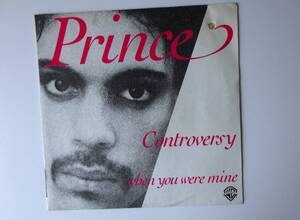 PRINCE / CONTROVERSY / WHEN YOU WERE MINE / フランス盤７インチ・アナログレコード 状態良好　即決価格にて