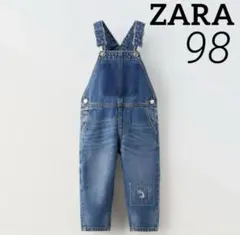 ZARA ベビー 新品 デニムオーバーオール 98 サロペット