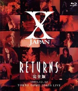 X JAPAN RETURNS 完全版 1993.12.30(Blu-ray Disc)/X JAPAN