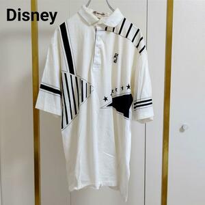 Disney(ディズニー）USA/XL/ホワイト/ポロシャツ