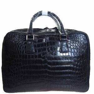 クロコダイル ビジネスバッグ A4大 マット メンズバッグ CROCODILE ブラック メンズ 新品