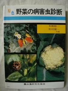 原色　野菜の病害虫診断　農業/果物 本橋精一 農山漁村　S58