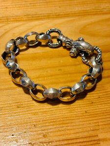 silver 925 ロンワンズ レナードカムホート タイプ シルクリンク Silklink Bracelet Leonard Kamhoutlone ones シルバー作家 ビンテージ