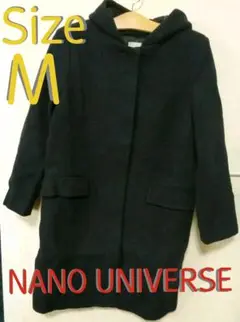 NANO UNIVERSE nano&co★ロングコート☆フード付き