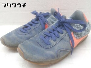 ◇ NIKE ナイキ 828436-501 PRE MONTREAL RACER VNTG スニーカー サイズ24ｃｍ ブルー系 ネオピンク レディース