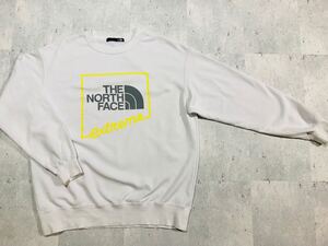 美品　Lサイズ　 THE NORTH FACE ノースフェイス　 トレーナー　 スウェット　白