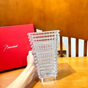 Baccarat バカラ EYE アイ クリスタルガラス 花瓶 箱付き 新品　クリスタル 色豊富　M 4608