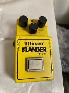  【中古】 マクソン FL-301 Flanger エフェクター Maxon フランジャー イエロー 現状品