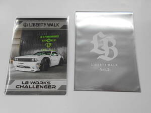 LBWK LB リバティーウォーク トレーディングカード Vol.2 ダッジ チャレンジャー ホワイト Liberty walk　白
