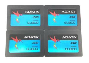 S60723154 ADATA SATA 128GB 2.5インチ SSD 4点【中古動作品】