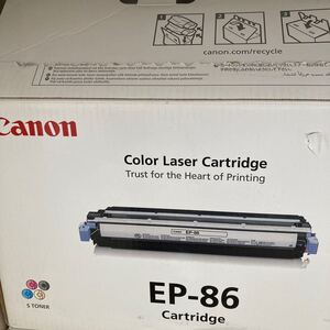 Canon トナーカートリッジ　使用済み　イエロー　EP86 キャノン