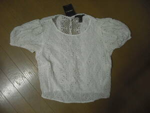 カットソー：FOREVER　21　WOVEN TOP/SSLV　サイズはL