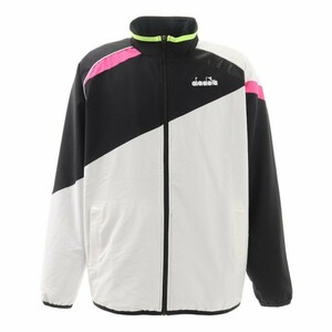 ★diadora メンズ ウインド ジャケット[WH/BK/PK](L) 新品！★