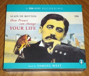 CD3枚組 How Proust Can Change Your Life 英語 朗読 Alain de Botton アラン・ド・ボトン サミュエルウェスト プルーストによる人生改善法