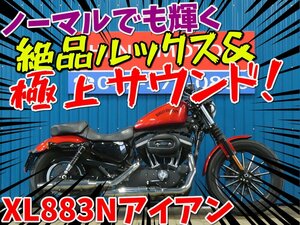 ■『免許取得10万円応援キャンペーン』12月末まで！！■日本全国デポデポ間送料無料！ハーレー XL883Nアイアン 41854 LE 車体 カスタム