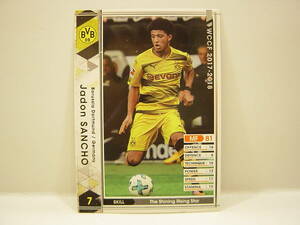 ■ WCCF 2017-2018 白 ジェイドン・サンチョ　Jadon Sancho 2000 England　Borussia Dortmund Germany 17-18 #A15 Panini