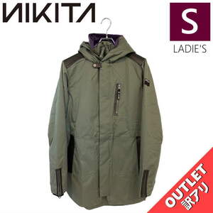 【OUTLET】 NIKITA DISTORTION PARKA JKT FATIGUE Sサイズ レディース スノーボード ジャケット