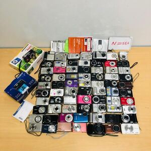 コンパクトデジタルカメラ コンデジ 71台 まとめ売り 大量デジカメ set IXY EXILIM Cyber-shot COOLPIX LUMIX