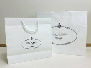 プラダ（PRADA）紙袋 ショ袋 ショッパー 白/大小4枚セット