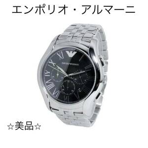 エンポリオ・アルマーニ クオーツ メンズ クロノ 腕時計 AR1786