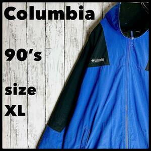 90s【Columbia】コロンビア ナイロンジャケット XL ヴィンテージ古着