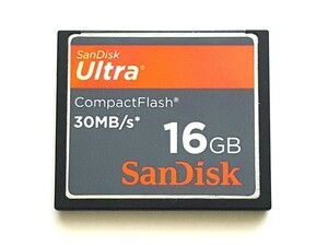 【現品限り】☆美品☆ CFカード 16GB サンディスク ウルトラ SanDisk Ultra コンパクトフラッシュ CompactFlash Card