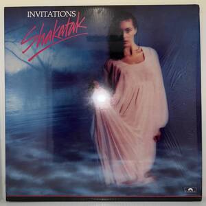 Jazz Funk LP - Shakatak - Invitations - Polydor - VG+ - シュリンク付