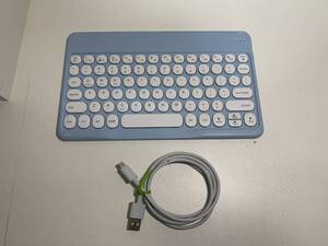 Bluetoothキーボード ブルー Type-C