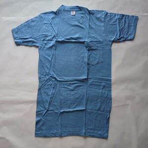 VINTAGE 80‘s HANESポケットTシャツ MADE IN USA ロングMサイズ 送料無料!