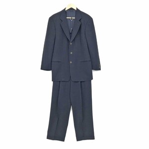 ◆GIORGIO ARMANI ジョルジオアルマーニ 3Bスーツ サイズ46◆ ブラック ウール メンズ 上下セット フォーマル 紳士服