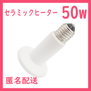 50W★セラミックヒーター1個(爬虫類ライト)B0271