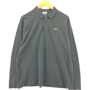 古着 ラコステ LACOSTE フランス企画 長袖 ポロシャツ 7 メンズXXL相当 /eaa502734