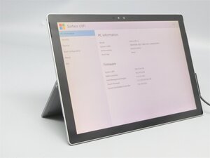 SurfacePro4 1724/ 第6世代i5-6300U / 12.3インチ・メモリ8G・SSD256G / BIOSまで表示 / NOチェック / タブレットPCパソコン / ジャンク品